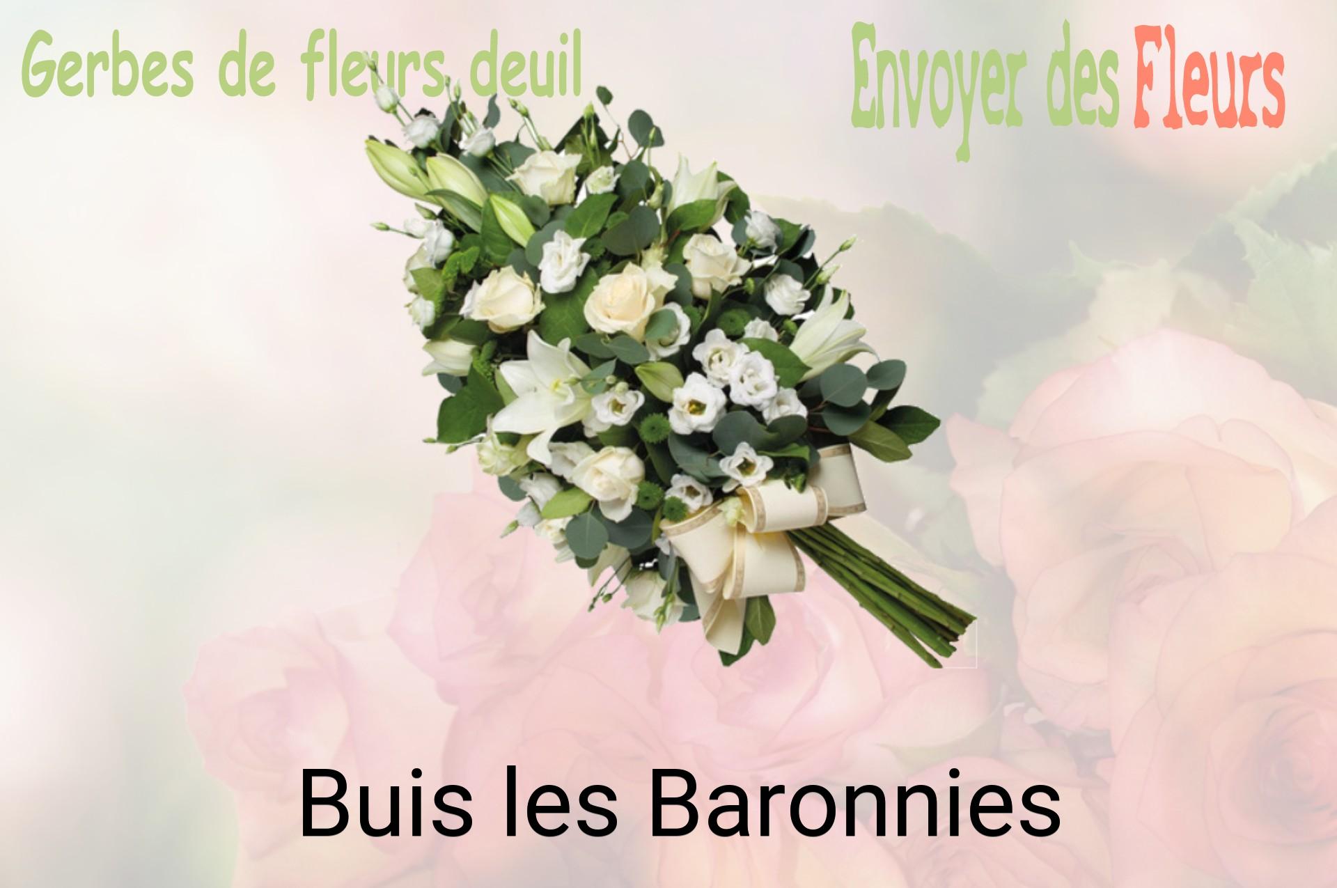 Gerbe de fleurs de deuil livrée à Buis-les-Baronnies